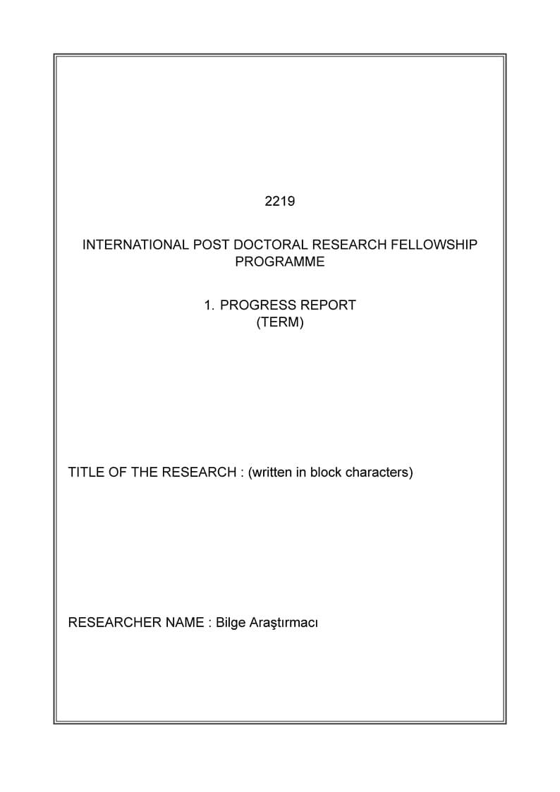 TÜBİTAK-2219-Ara-Rapor-ve-Final-Raporu