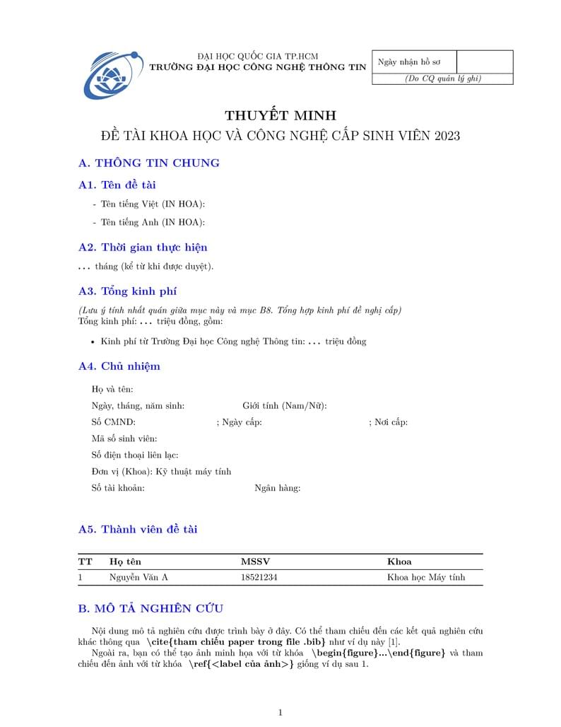 UIT-HCM SVNCKH