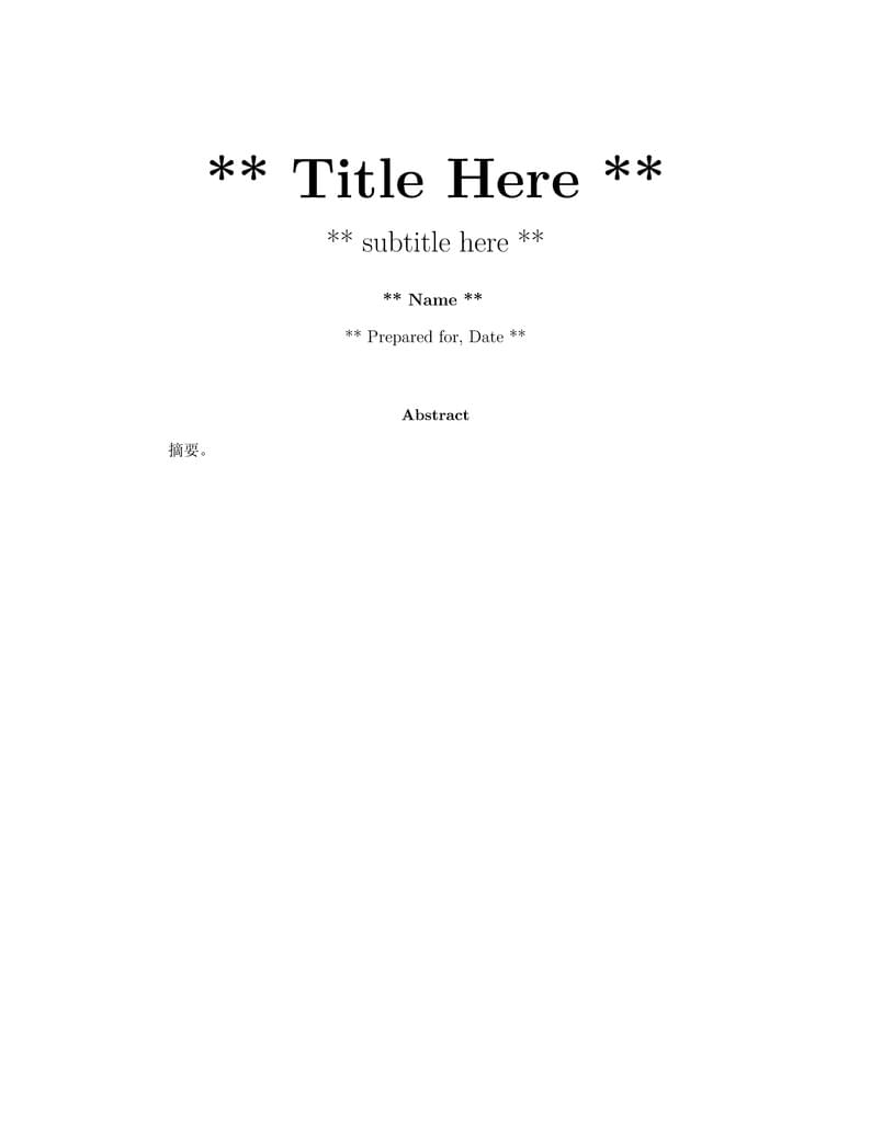 Course Report