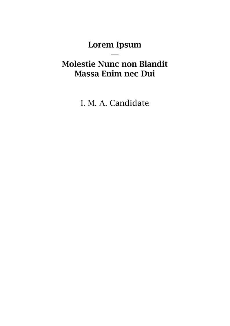 UT ITC PhD Thesis Template