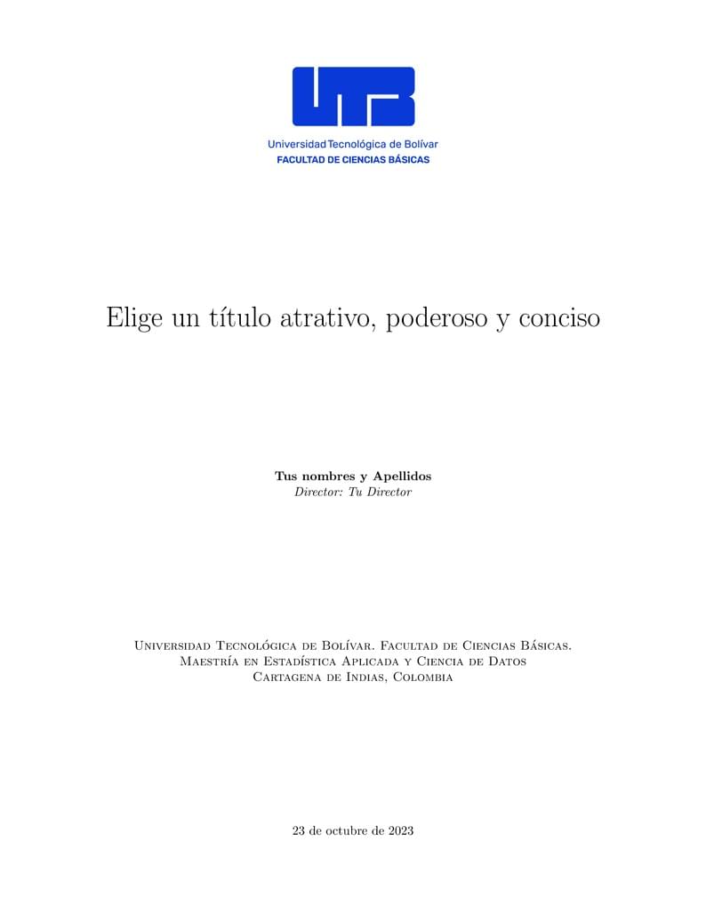 Tesis UTB Maestria en Estadistica Aplicada y Ciencia de Datos