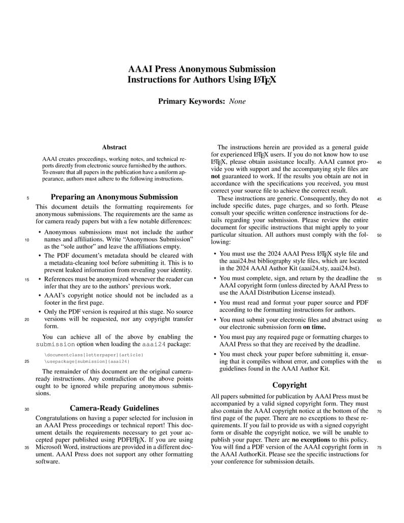 ICAPS 2024 Latex Template