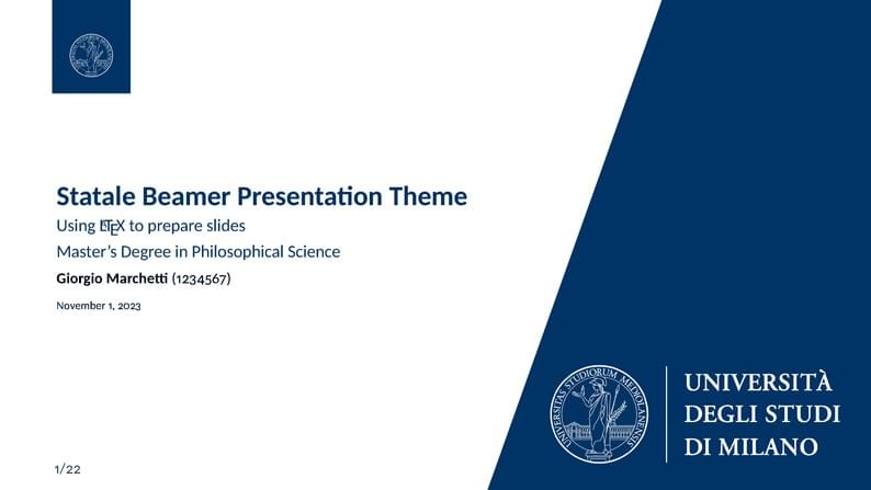 La Statale - Università degli Studi di Milano | Unimi - Presentation