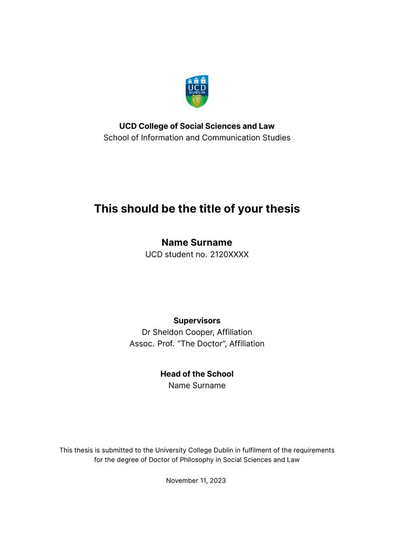 UCD ICS PhD Thesis Template v1.0 - Overleaf
