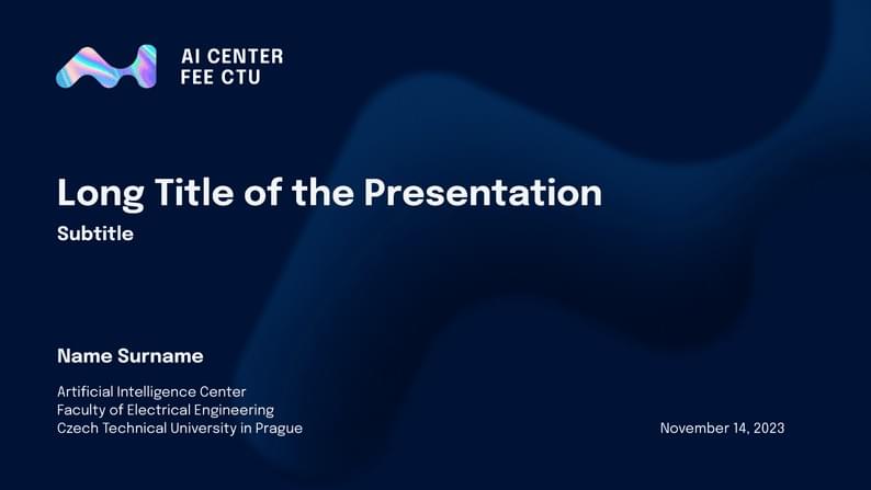 AIC Presentation Template Light