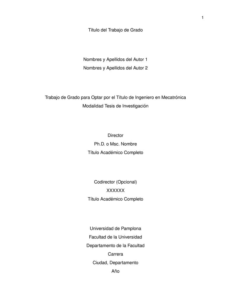 Formato de Trabajo de Grado Universidad de Pamplona