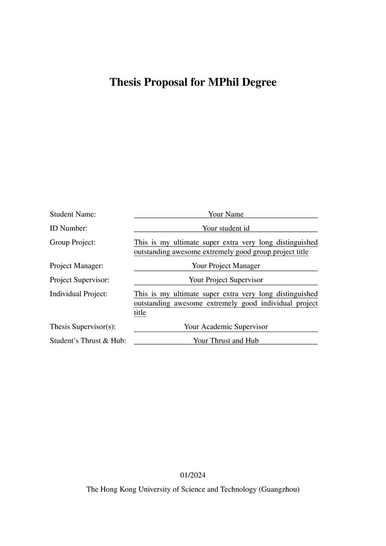 HKUST-GZ MPhil PQA Template