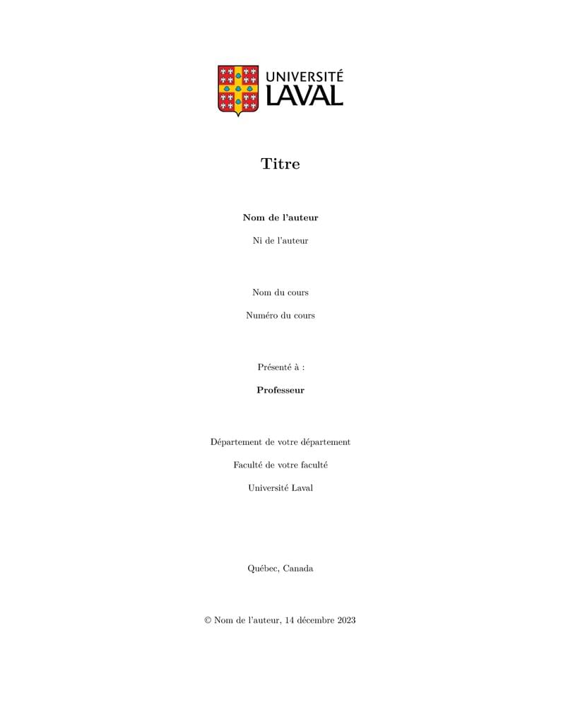 Gabarit Devoir ULaval FSS