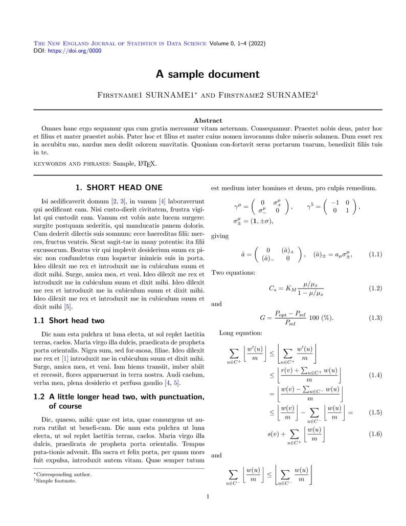 The New England Journal of Statistics in Data Science