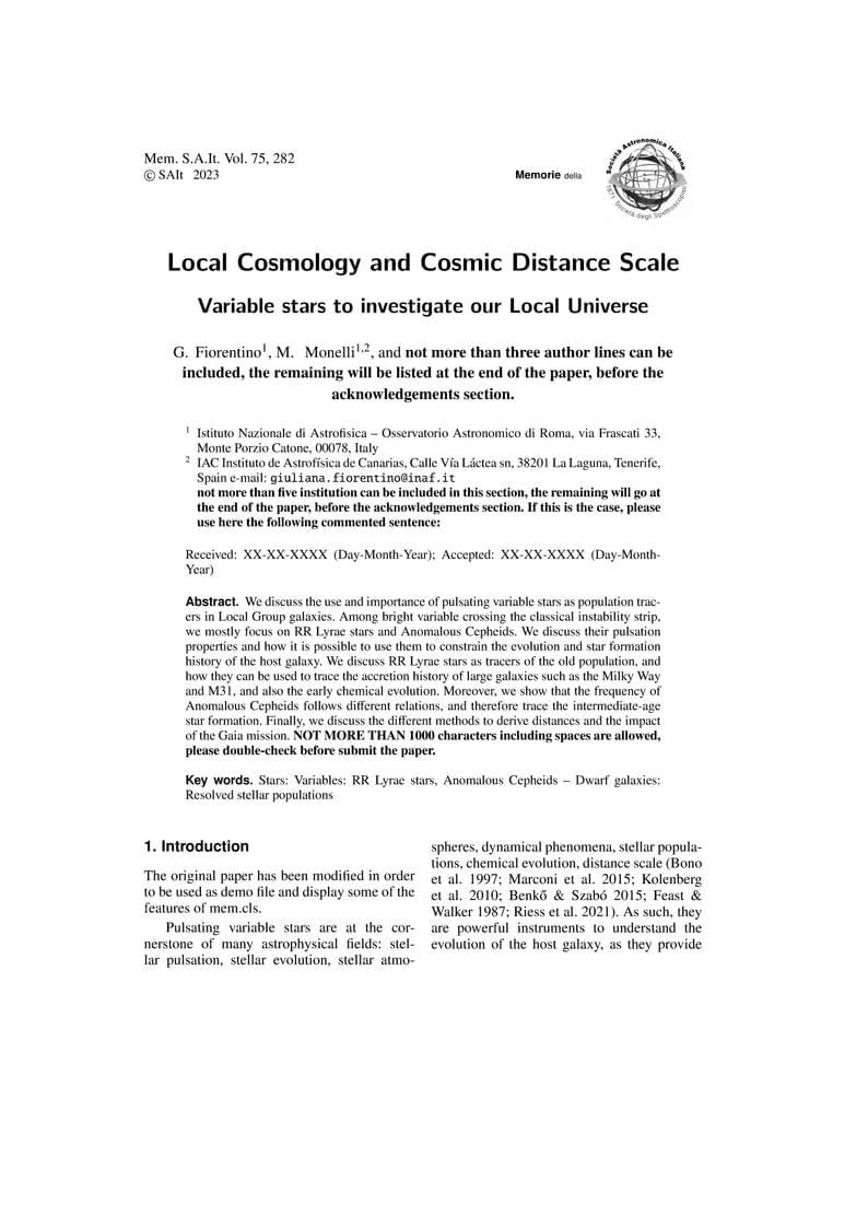 MEMORIE della SAIt NEWtemplate