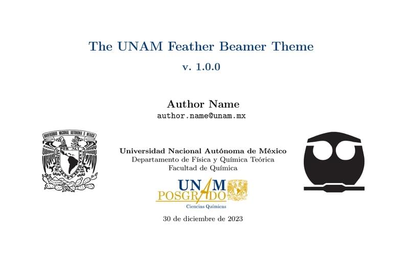 UNAM - Feather Theme