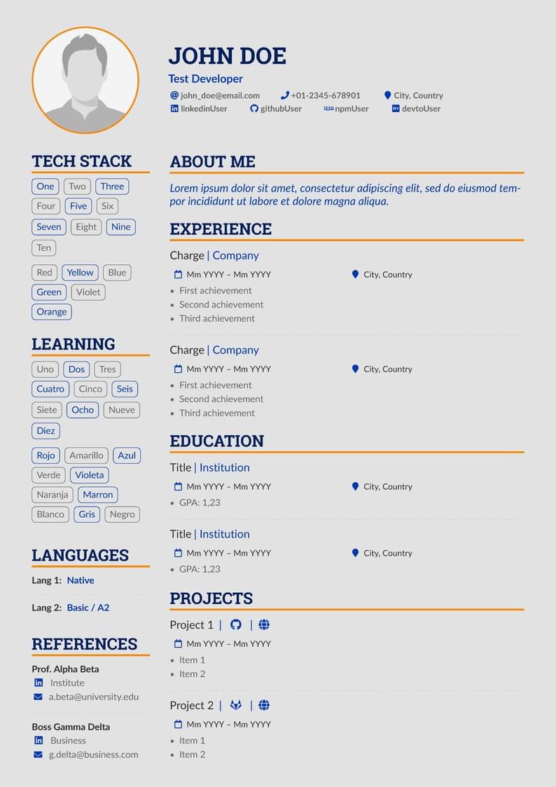 AltaCV | NicolasOmar Fork