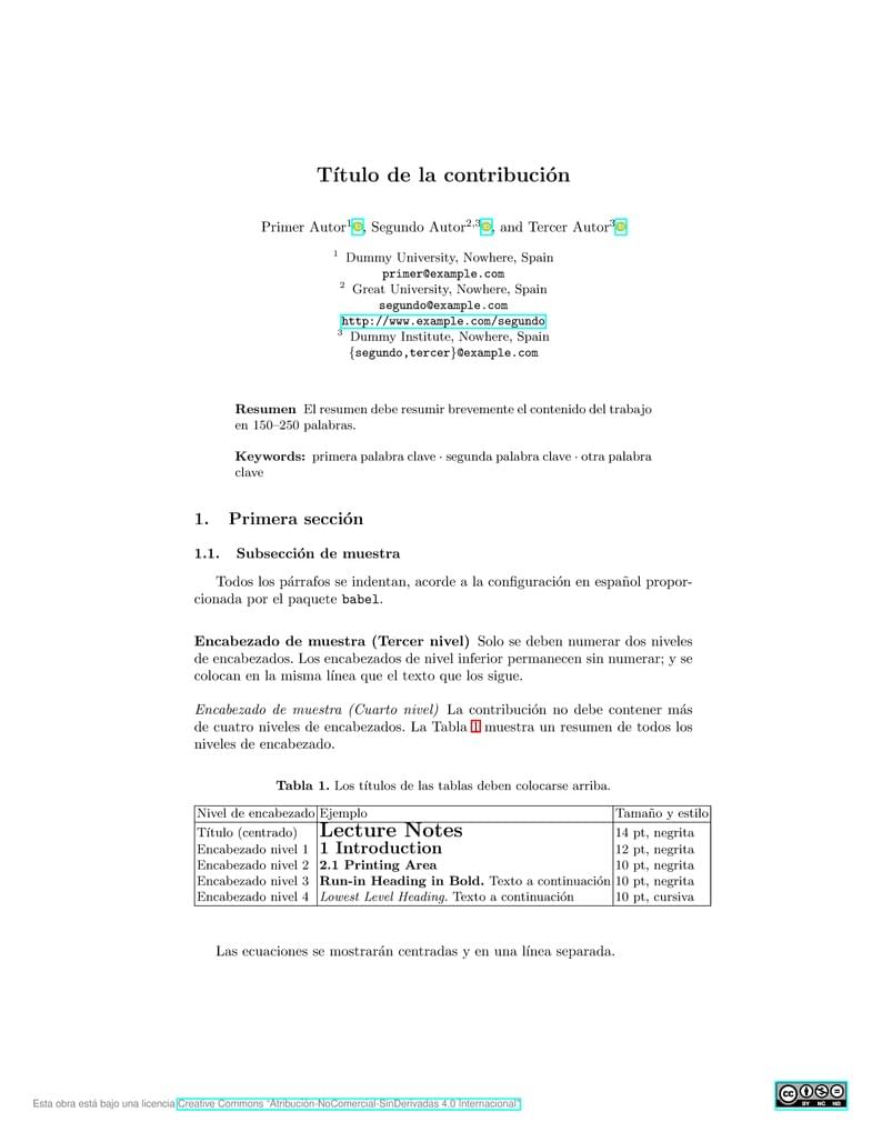 Sistedes Regular Paper (Spanish)