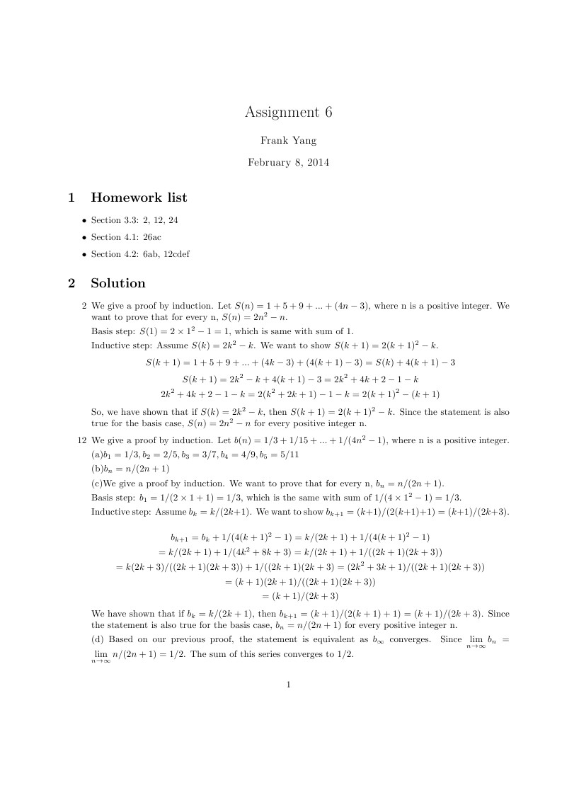 Assignment 6