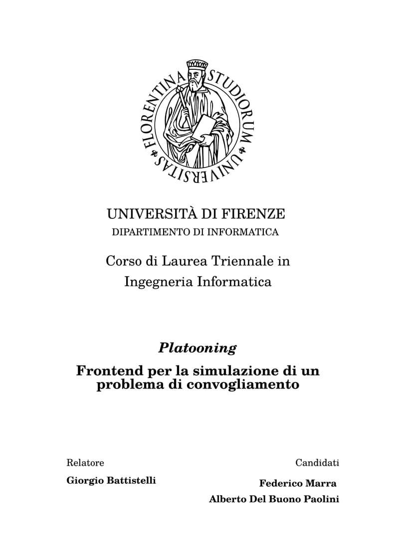 Tesi ingegneria informatica