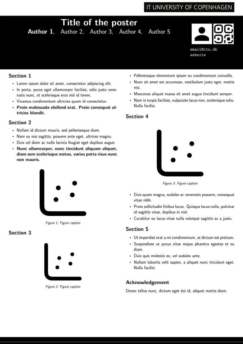 ITU poster template