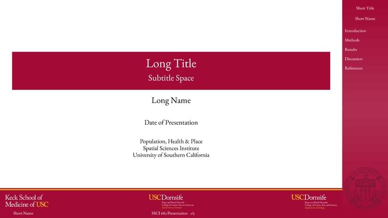 USC SSI Beamer Template
