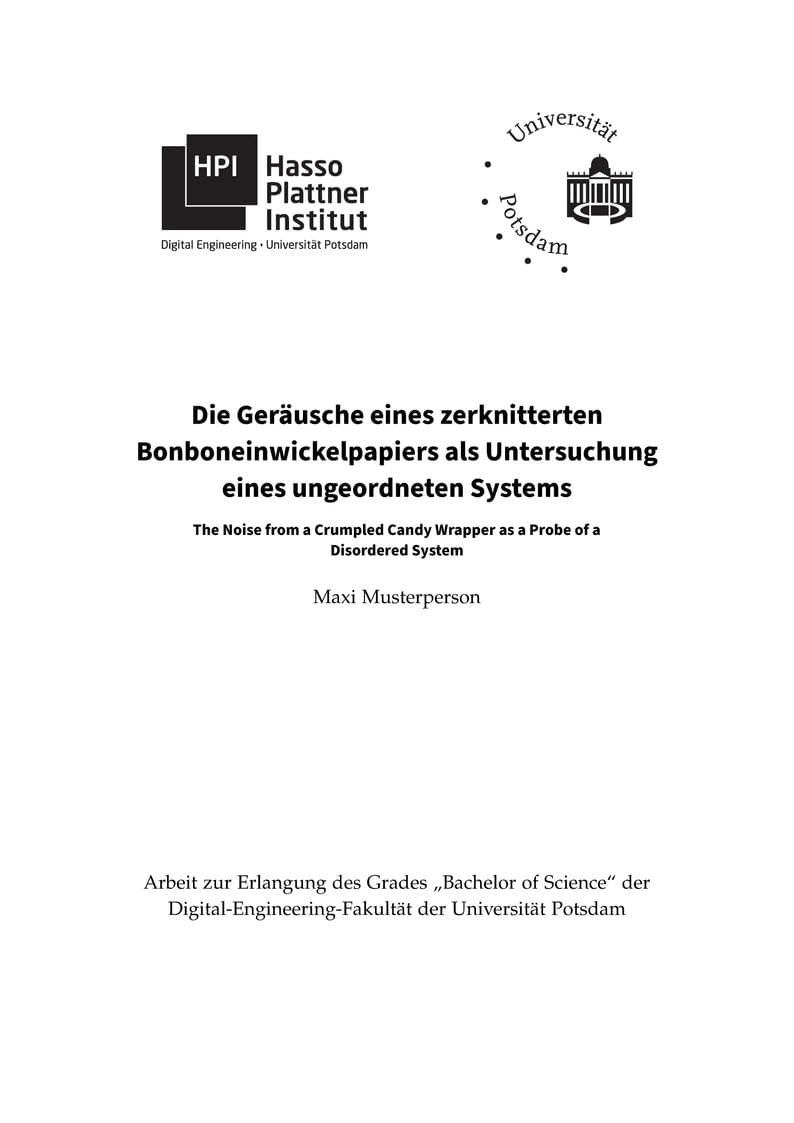 HPI - OSM-Thesis-Template