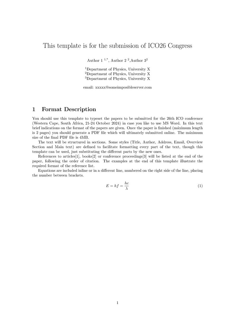 ICO 26 Abstract Submission