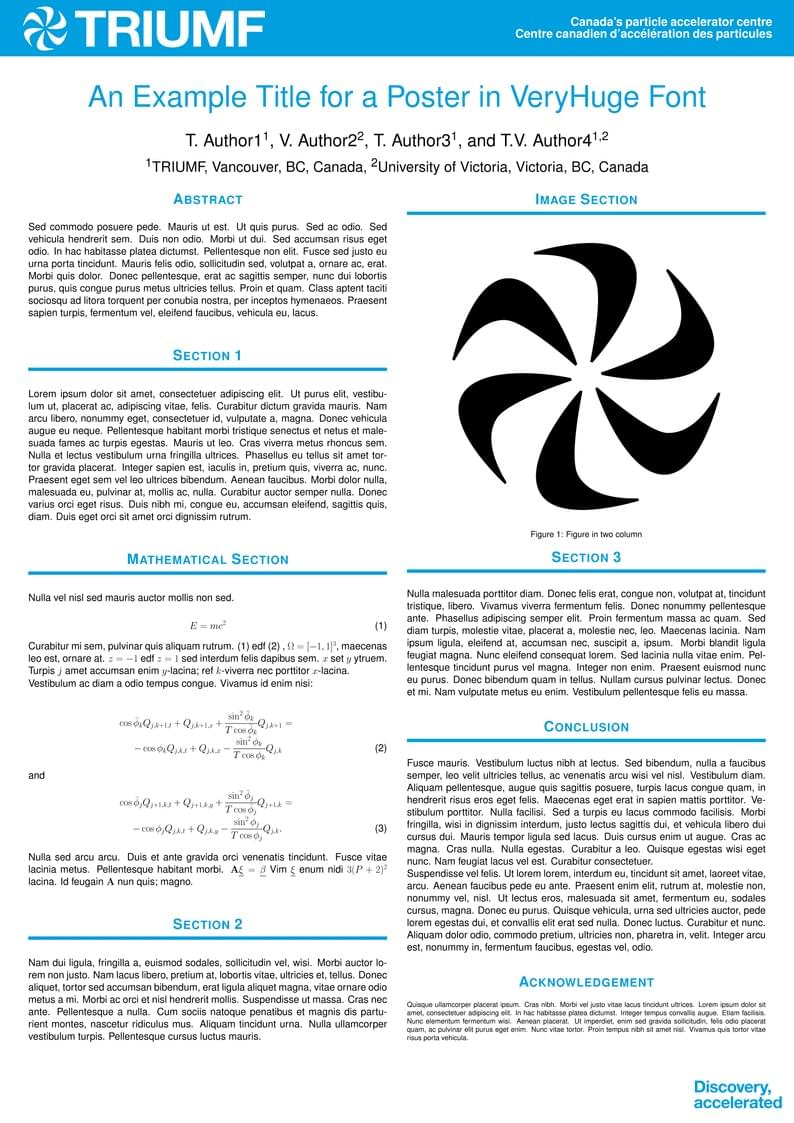 TRIUMF poster