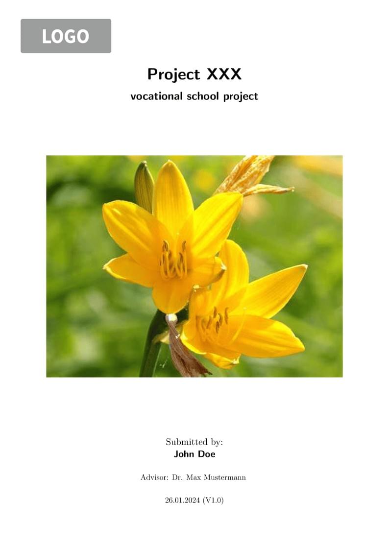 simple technical documentation