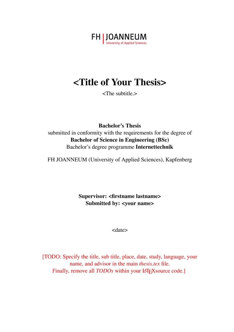 IIT Thesis Template