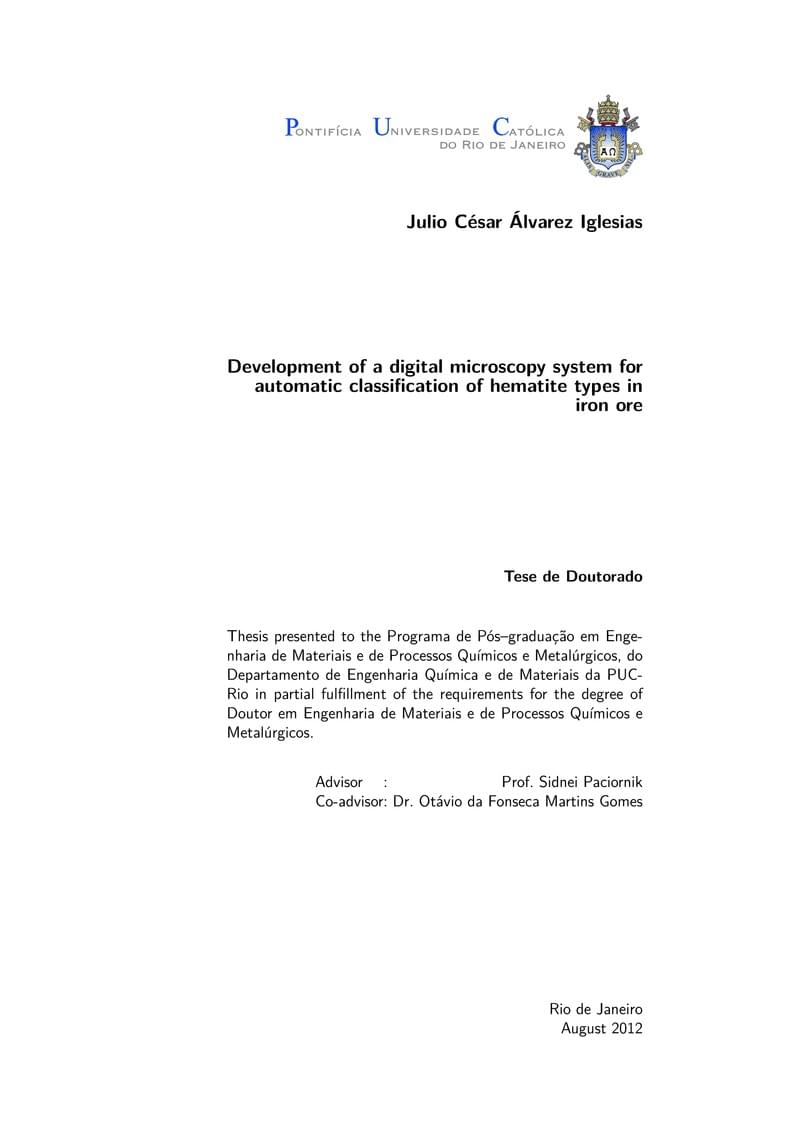 PUC-Rio Thesis and Dissertation Template 1.0.11