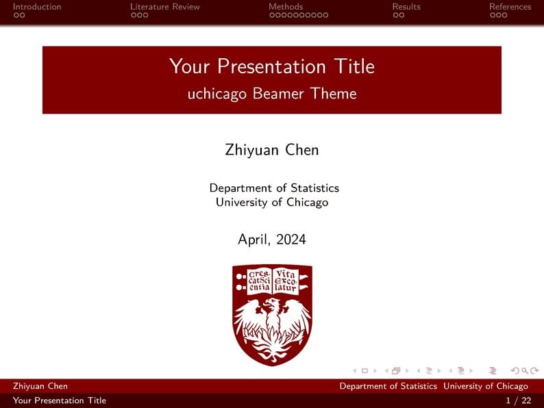 UChicago Beamer
