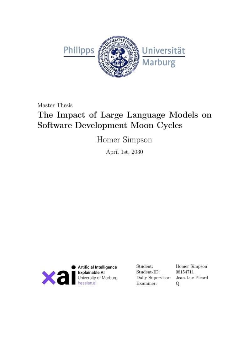 UMR Thesis Template