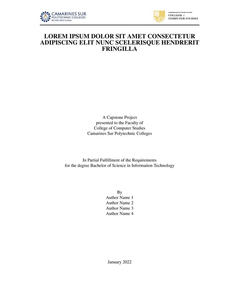 CSPC CCS Capstone Template