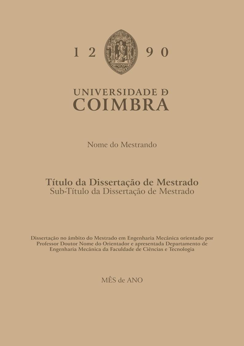 Dissertação Mestrado DEM-UC