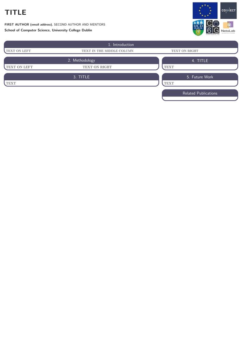 SECURENET 2024 Poster Template
