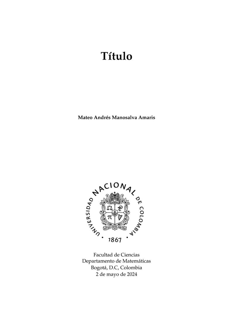 Clean undergraduate thesis template