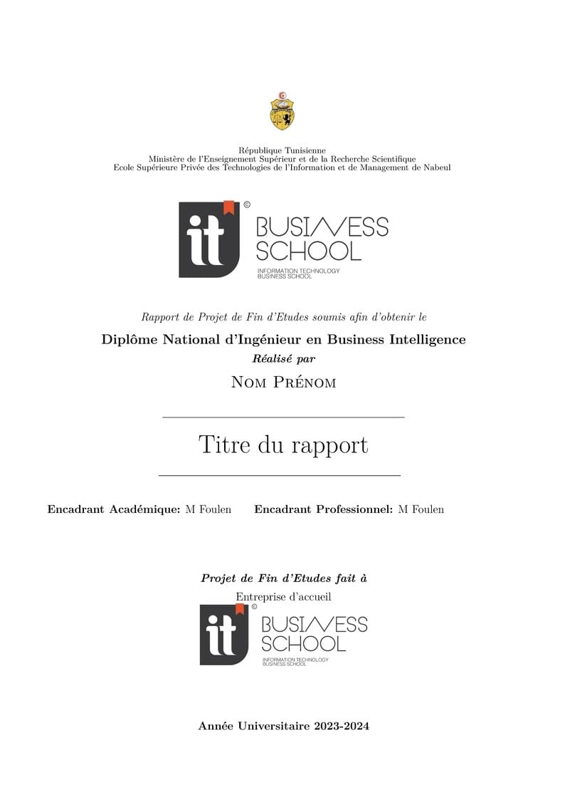 Latex-PFE-Memoire-Template IT Business School 2024 V1