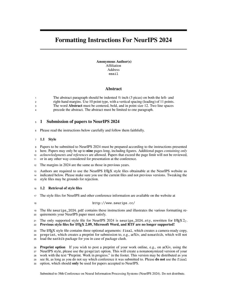 NeurIPS 2024