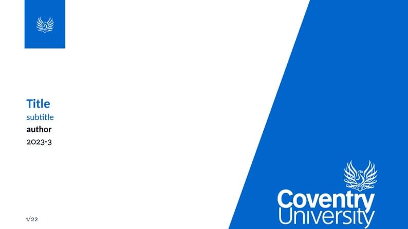 Coventry University-Beamer-Template2