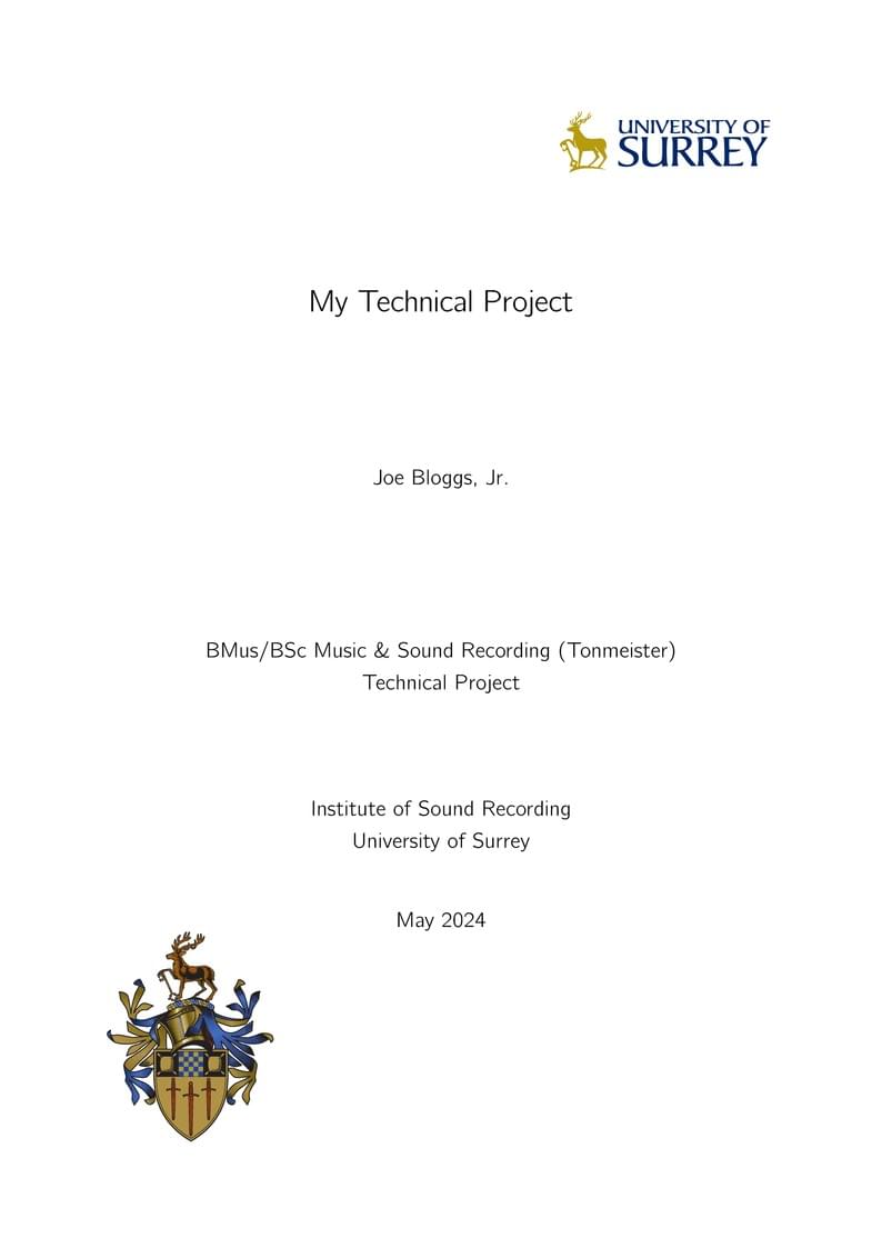 IoSR Tech Project Template