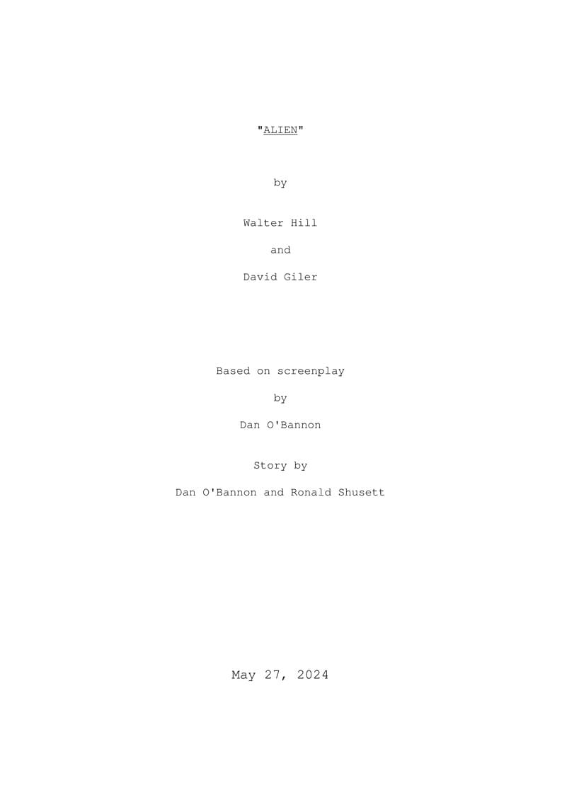 Film Script