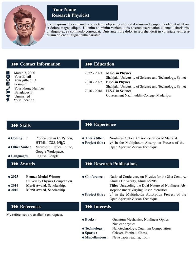 Design Your CV