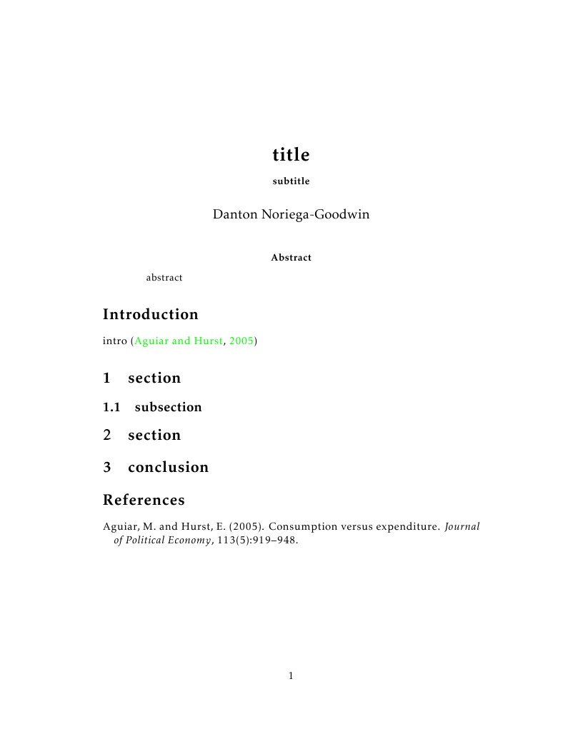 Basic Economics Paper