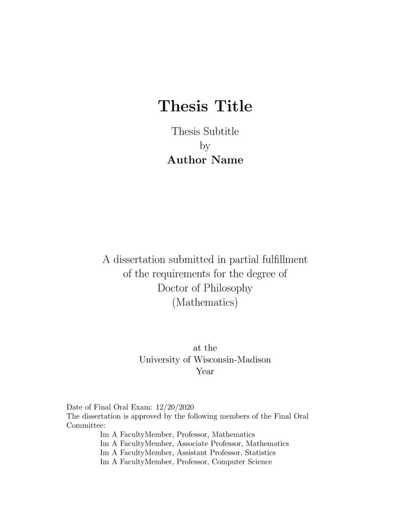 2021 Math Thesis Template