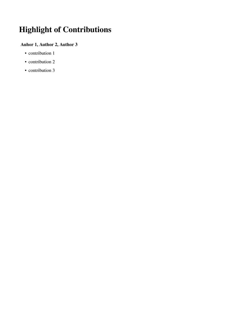 Template for Innovative Informatics and Artificial Intelligence Research (IIAIR)