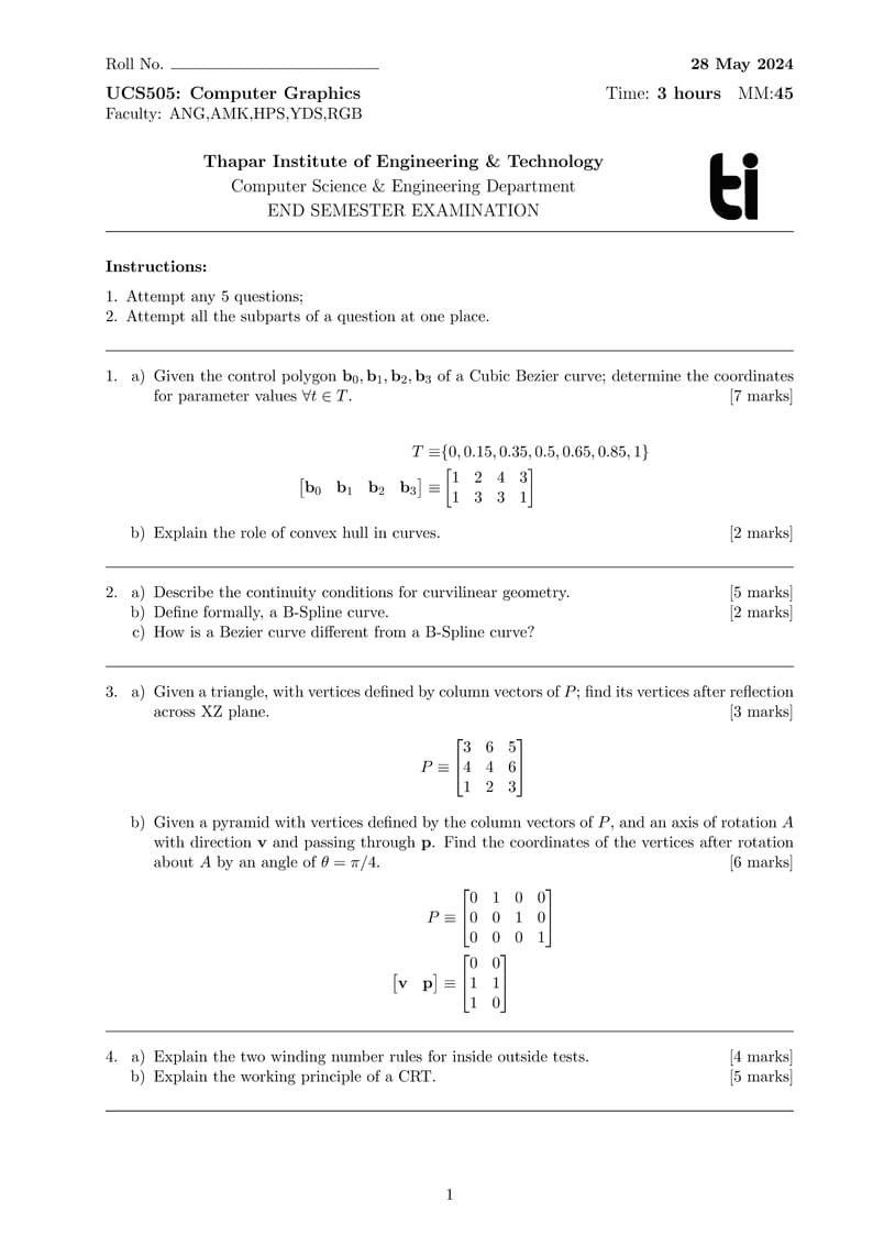 TIET-Question-Paper-Template