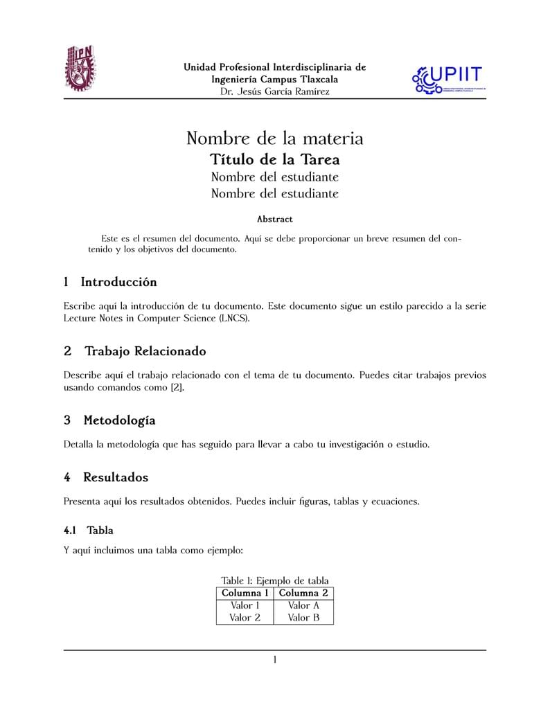 Plantilla Tareas UPIIT