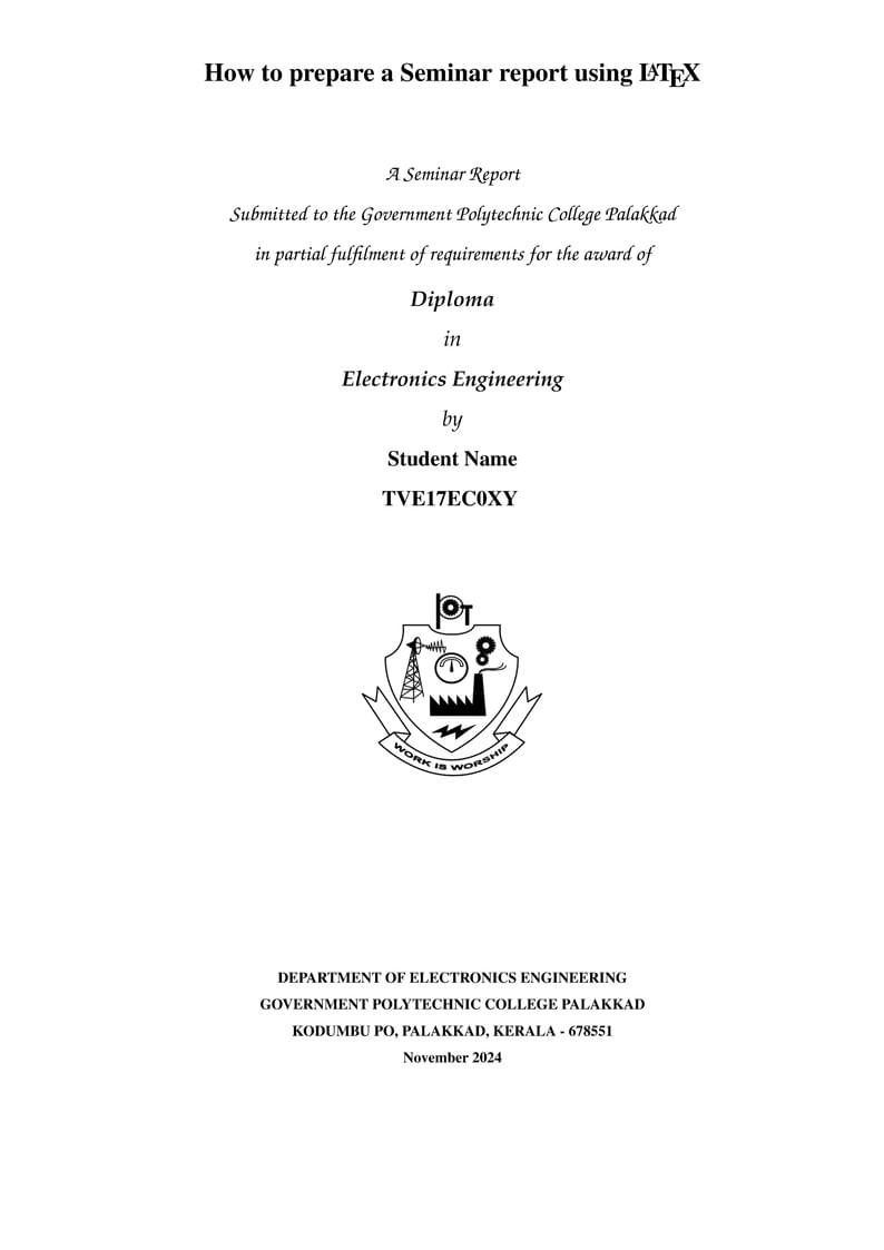 GPCPKD SeminarReportTemplate
