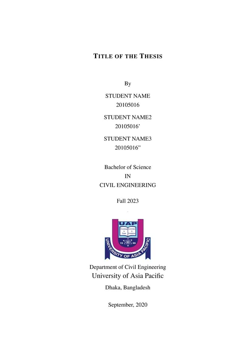 UAP Thesis
