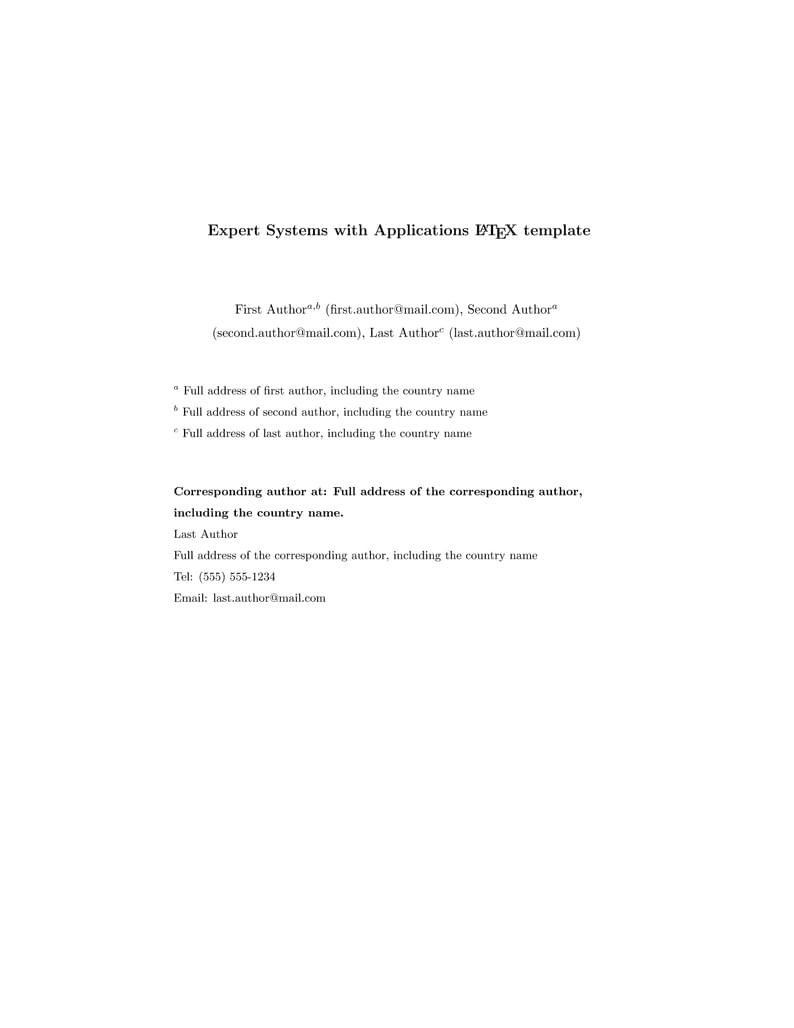 ESWA Journal Article Template