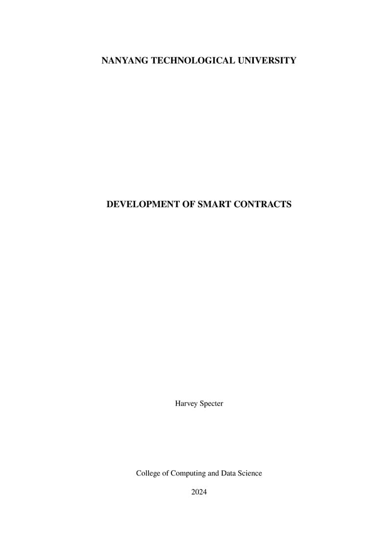 NTU CCDS FYP Template