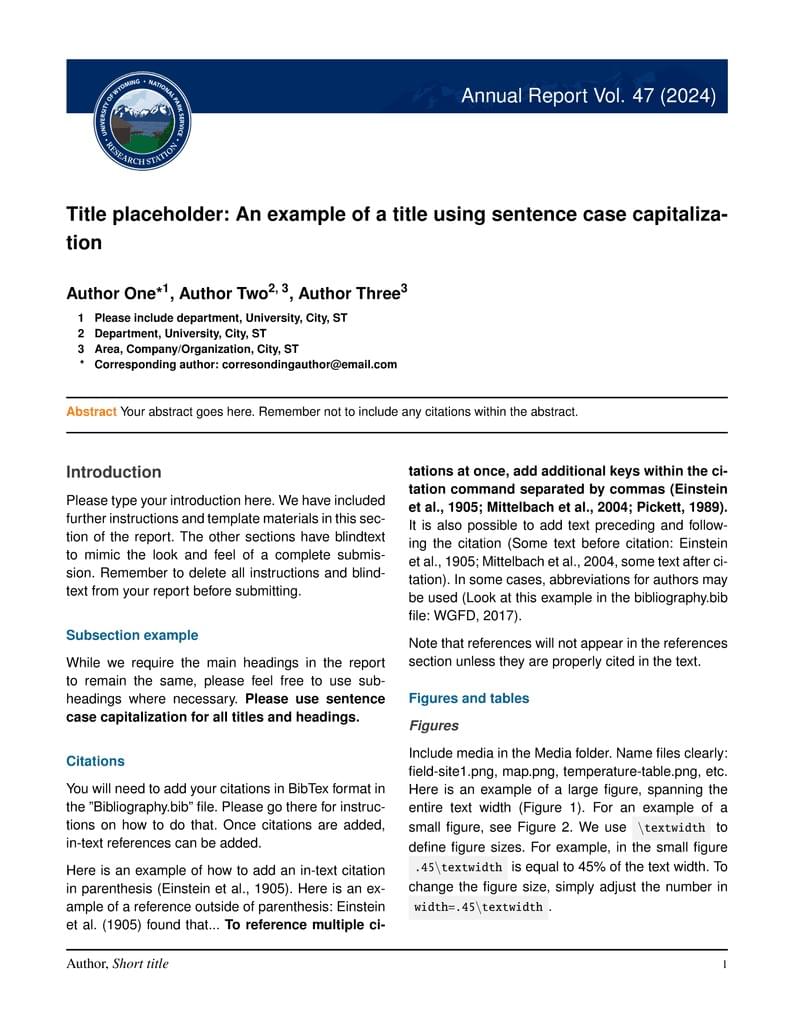 UW-NPS_AnnualReportTemplate