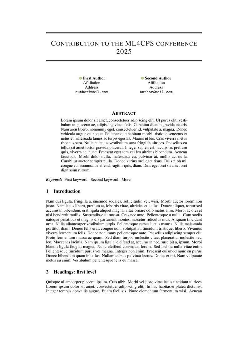 Machine Learning 4 Cyber-Physical-Systems (ML4CPS)